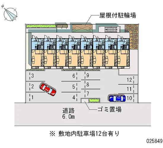 ★手数料０円★東近江市八日市緑町　月極駐車場（LP）